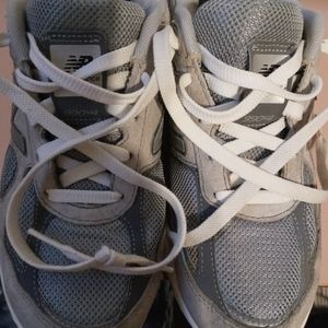 Youth gray sneakers